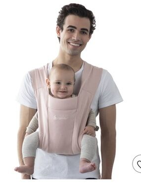 Ergobaby Embrace Cozy Knit Newborn  Blush Pink
